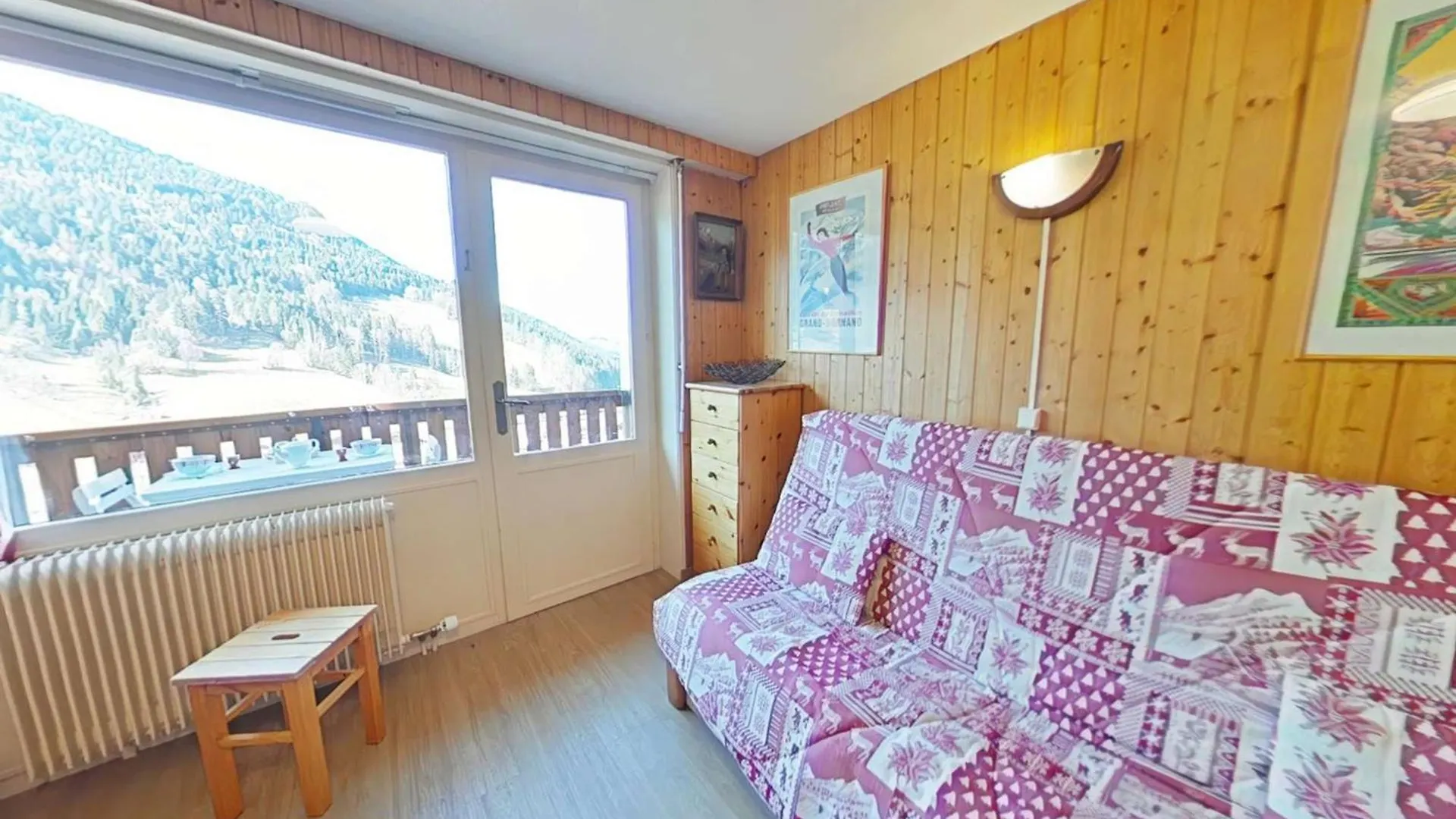 Апартаменты Appartement Ensoleille 3 Pieces - 6 Pers Avec Cheminee Au Grand Bornand, Proche Des Pistes - Fr-1-241-117 Ле-Гран-Борнан Франция
